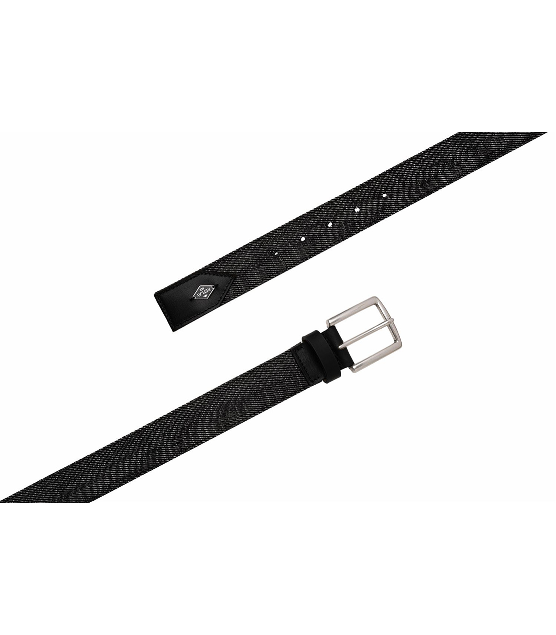 デニム＆レザーベルト 詳細画像 ブラック 2